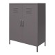 Bradford 2 Door Metal Cupboard with Shelves